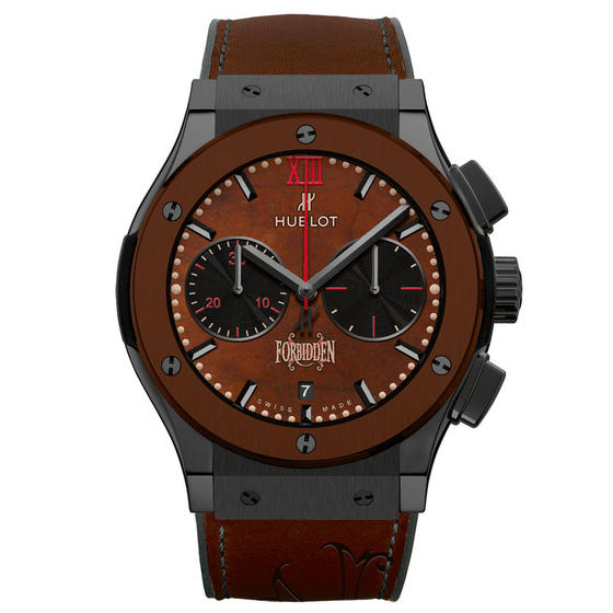 Replica Hublot CLASSIC FUSION FORBIDDEN X BLACK BROWN CERAMIC 521.CC.0589.VR.OPX14 replica Watch